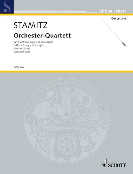 Stamitz, C P: Orchestra-Quartet C major