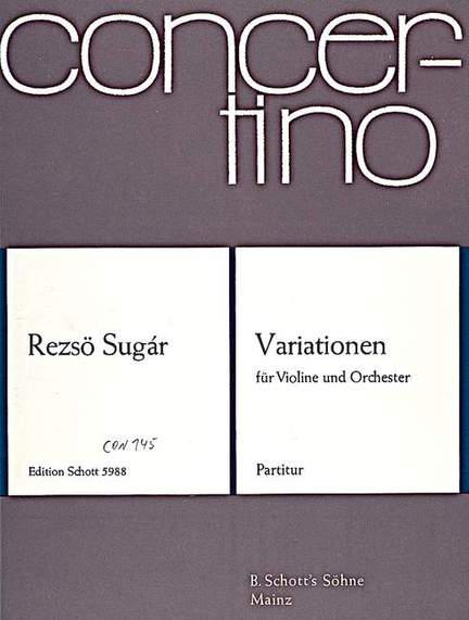 Sugár, R: Variations