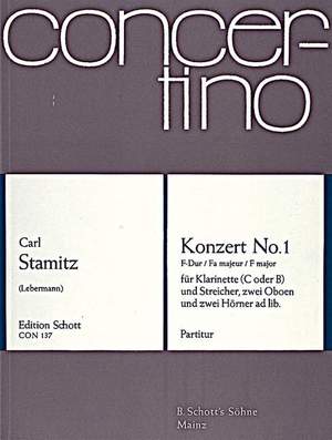 Stamitz, C P: Concerto No. 1 F major
