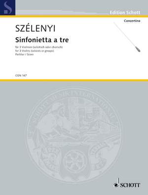 Szelényi, I: Sinfonietta a tre