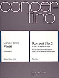 Viotti, G B: Concerto No. 2 E Major