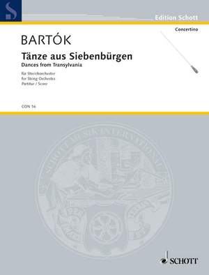 Bartók, B: Dances from Transylvania