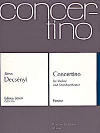 Decsényi, J: Concertino