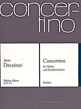 Decsényi, J: Concertino