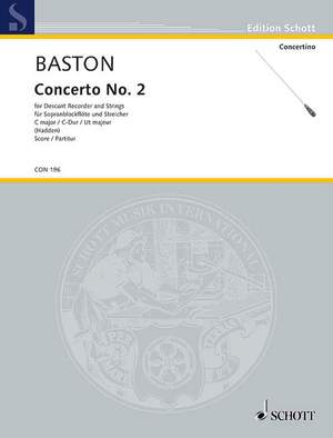 Baston, J: Concerto No. 2 C Major