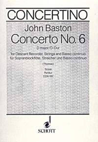 Baston, J: Concerto No. 6 D Major