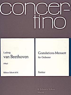 Beethoven, L v: Gratulations-Menuett op. posth.