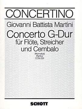 Martini, G B: Concerto G-Dur G major