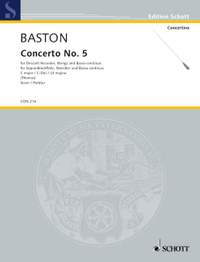 Baston, J: Concerto No. 5 C Major