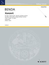 Benda, F W H: Concerto F Major