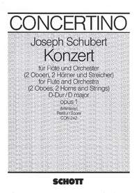Schubert, J: Concerto D major op. 1