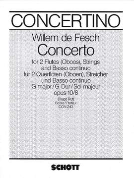 Fesch, W d: Concerto G-Dur G major op. 10/8