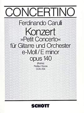 Carulli, F: Concerto E Minor E minor op. 140