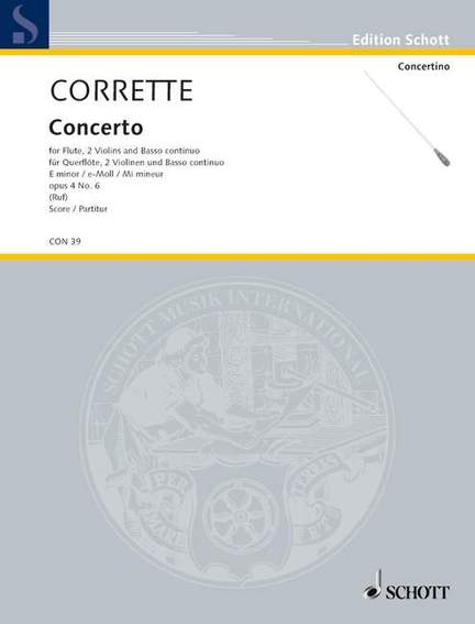 Corrette, M: Concerto E minor E minor op. 4/6