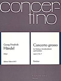 Handel, G F: Concerto grosso op. 6 HWV 325