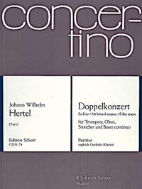 Hertel, J W: Double Concerto E flat Major