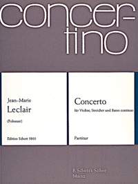 Leclair, J: Concerto Bb Major op. 10/1