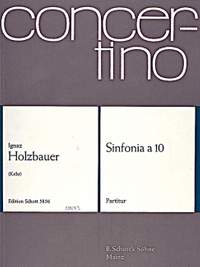 Holzbauer, I: Sinfonia a 10 op. 4/3