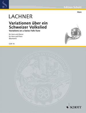 Lachner, F: Variations of a Swiss Folksong
