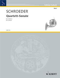 Schroeder, H: Quartett-Sonate