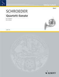 Schroeder, H: Quartet Sonata