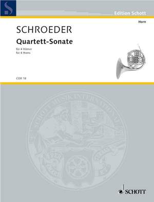 Schroeder, H: Quartett-Sonate
