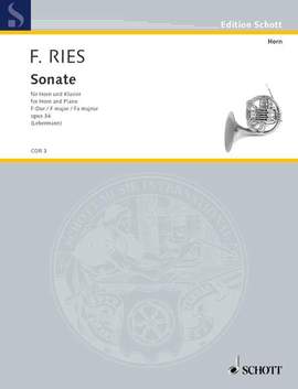 Ries, F: Sonata in F major F major op. 34