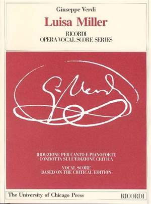 Verdi: Luisa Miller (Crit.Ed.)