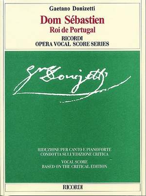 Donizetti: Dom Sébastien (Crit.Ed.)