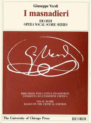 Verdi: I Masnadieri (Crit.Ed.)