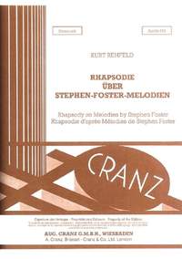 Rehfeld, K: Rhapsodie über Stephen-Foster-Melodien