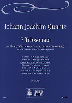 Quantz, J J: 7 Triosonatas Vol. 3