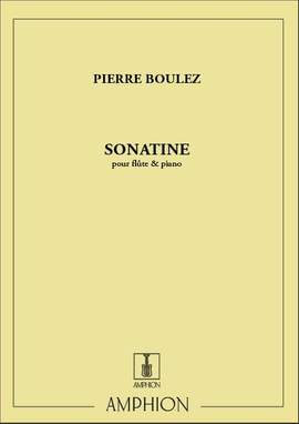Boulez, P: Sonatine Pour Flute Et Piano