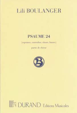 Boulanger: Psaume 24