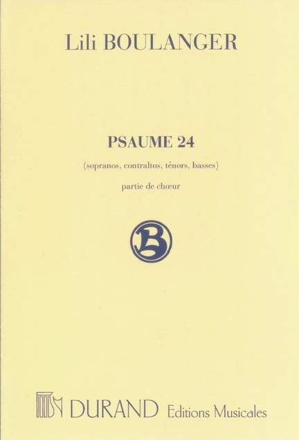 Boulanger: Psaume 24