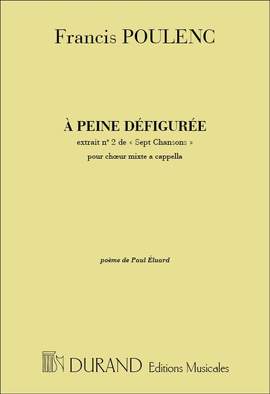 Poulenc: 7 Chansons No.2: A Peine défigurée