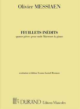 Messiaen: Feuillets inédits