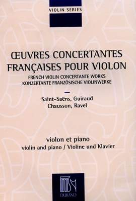 Various: Oeuvres concertantes françaises
