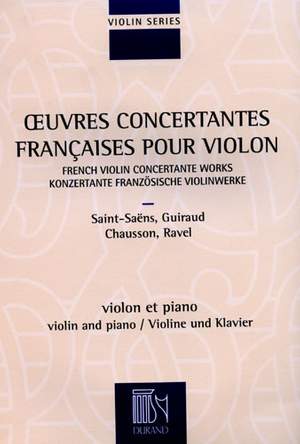 Various: Oeuvres concertantes françaises