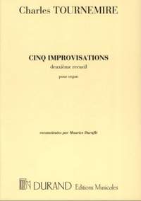 Tournemire: 5 Improvisations Vol.2 (ed. M.Duruflé)
