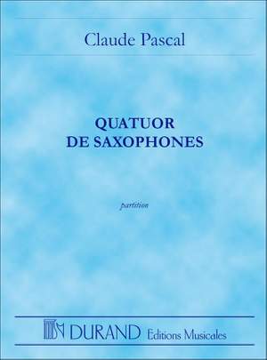 Pascal: Quatuor de Saxophones