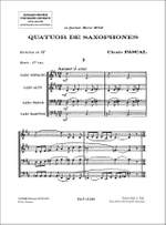 Pascal: Quatuor de Saxophones Product Image