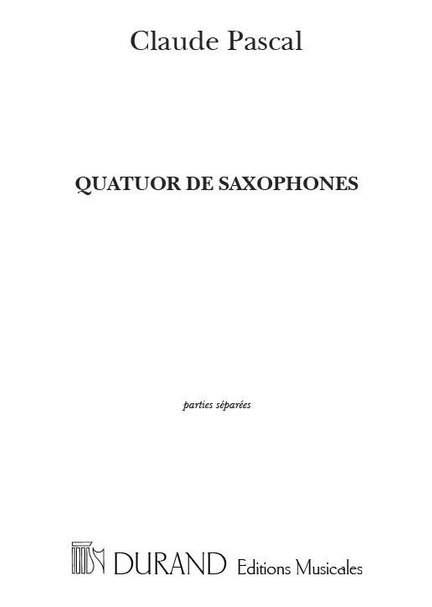Pascal: Quatuor de Saxophones