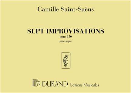 Saint-Saëns: 7 Improvisations Op.150