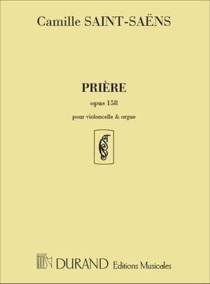 Saint-Saëns: Prière Op.158