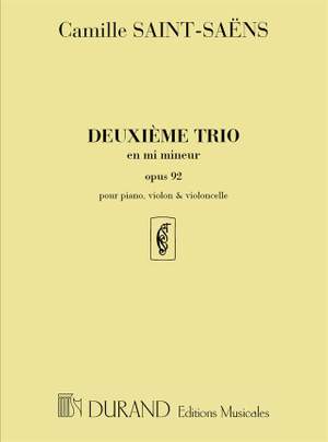 Saint-Saëns: Trio No.2, Op.92 in E minor