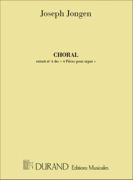 Jongen: 4 Pièces Op.37, No.4: Choral