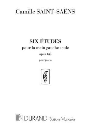 Saint-Saëns: 6 Etudes Op.135 pour la Main gauche