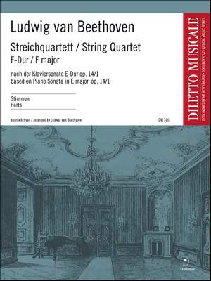 Ludwig van Beethoven: Streichquartett F-Dur nach op. 14 - 1