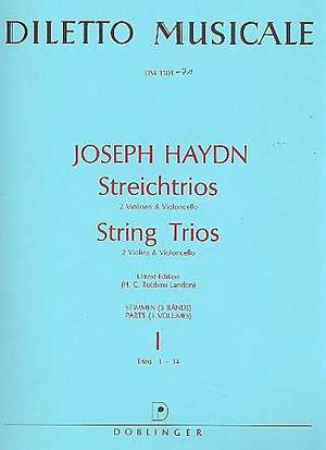 Franz Joseph Haydn: Streichtrios I (Trios 1-14) Bandausgabe
